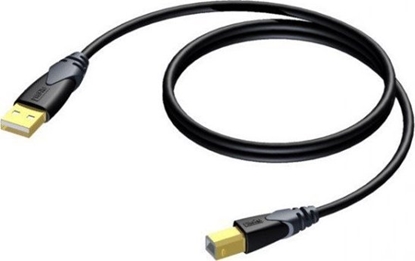 Изображение Kabel USB Procab USB-A - USB-B 1.5 m Czarny (CLD610/1.5)