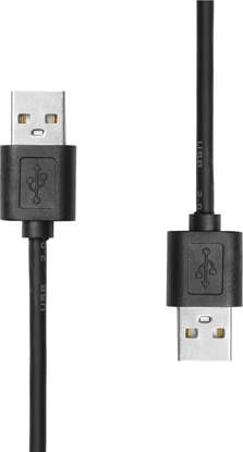 Attēls no Kabel USB ProXtend USB-A - USB-A 1 m Czarny (JAB-7393833)