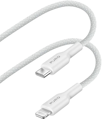 Изображение Kabel USB Puro USB-C - Lightning 1.2 m Biay (PUR711)
