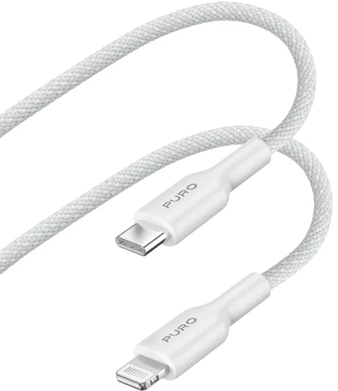 Изображение Kabel USB Puro USB-C - Lightning 1.2 m Biay (PUR711)