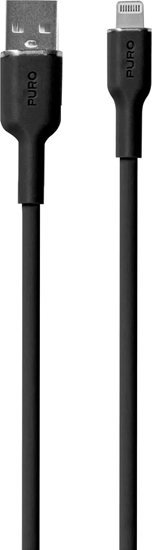 Picture of Kabel USB Puro Lightning - USB-A 1.5 m Czarny (PUCAPLTICONBLK)