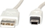 Picture of Kabel USB RBLINE USB-A - miniUSB 0.8 m Biay (S3141)