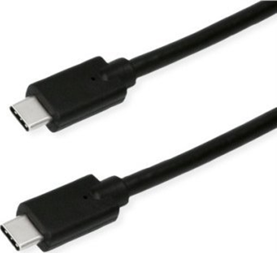 Изображение Kabel USB Roline USB-C - USB-C 1.5 m Czarny (11.44.9072)