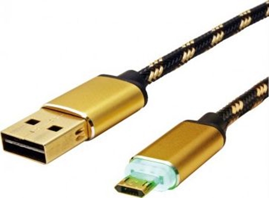 Изображение Kabel USB Roline USB-A - 1 m óty (11.02.8319)