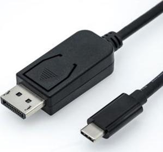 Picture of Kabel USB Roline USB-C - DisplayPort 1 m Czarny (JAB-3752631)