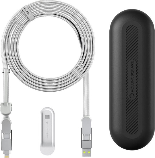 Picture of Kabel USB Rolling Square USB-C - Lightning 3 m Biay (RS-XLL02R)
