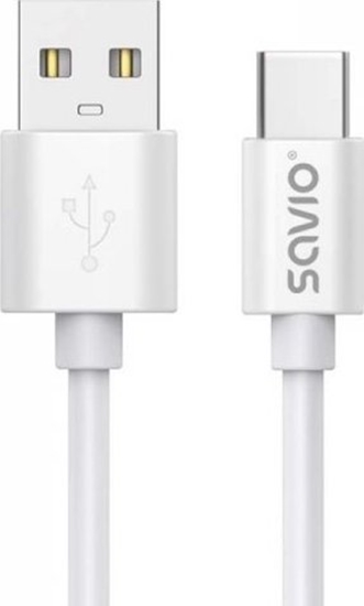 Picture of Kabel USB Savio USB-A - USB-C 3 m Biay (SAVKABELCL-168)