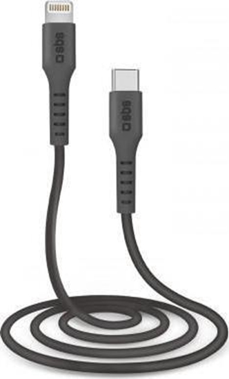 Picture of Kabel USB SBS Mobile USB-C - Lightning 1 m Czarny (TECABLELIGTC1K)