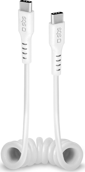 Picture of Kabel USB SBS Mobile USB-C - USB-C 1 m Biay (TECABLETYPCCS1W)