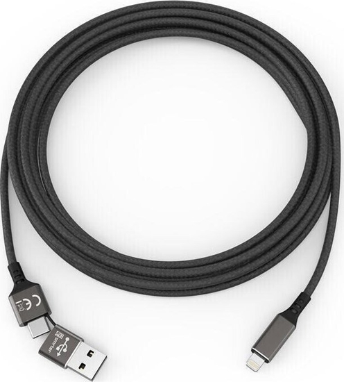Picture of Kabel USB USB-A - Lightning 1 m Czarny (SMRTER_SPEEDY_L_BK)
