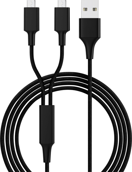 Picture of Kabel USB Smrter USB-A - microUSB 1.2 m Czarny (SMRTER_HYDRA_DUO_M_BK)