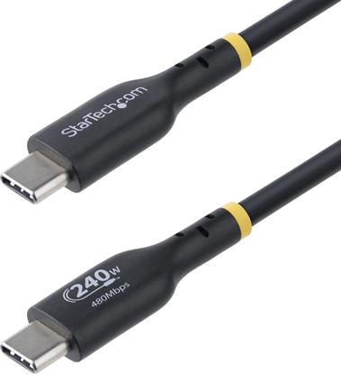 Attēls no Kabel USB StarTech USB-C - USB-C 4 m Czarny (USB2EPR4M)