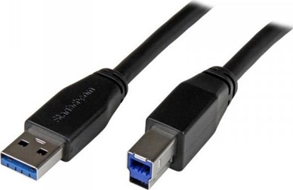 Attēls no Kabel USB StarTech USB-A - USB-B 10 m Czarny (S55057663)