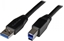 Attēls no Kabel USB StarTech USB-A - USB-B 10 m Czarny (S55057663)
