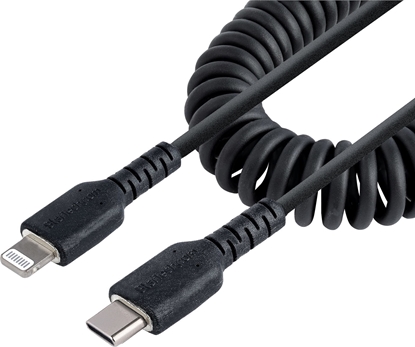 Attēls no Kabel USB StarTech USB-C - Lightning 1 m Czarny (RUSB2CLT1MBC)
