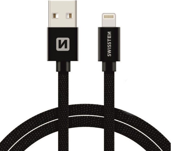 Picture of Kabel USB Swissten USB-A - Lightning 3 m Czarny (71527600)