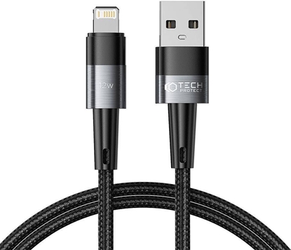 Attēls no Kabel USB Tech-Protect USB-A - Lightning 1 m Szary (9490713934166)