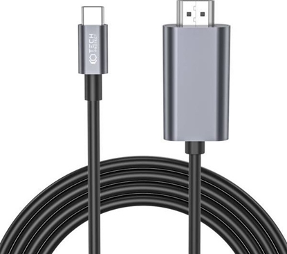 Attēls no Kabel USB Tech-Protect USB-C - HDMI 2 m Czarny (THP2040)