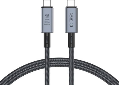 Attēls no Kabel USB Tech-Protect USB-C - USB-C 1 m Czarny (5906302308989)