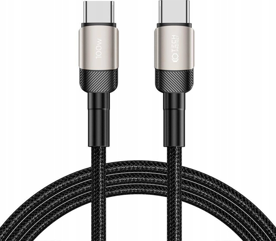 Picture of Kabel USB Tech-Protect USB-C - USB-C 2 m Czarny (5906203690640)