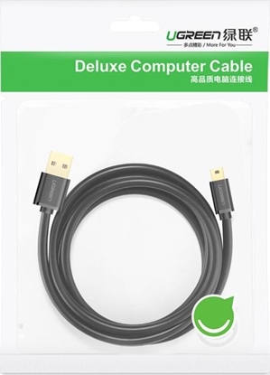 Изображение Kabel USB Ugreen Thunderbolt - miniUSB 2 m Czarny (6957303834723)