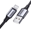 Изображение Kabel USB Ugreen USB-A - Lightning 1 m Czarny (60156)