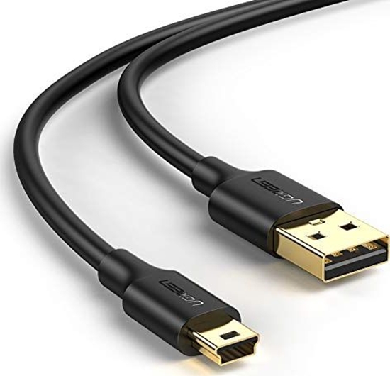 Picture of Kabel USB Ugreen USB-A - miniUSB 3 m Czarny (10386)