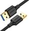 Picture of Kabel USB Ugreen USB-A - USB-A 0.5 m Czarny (102417)