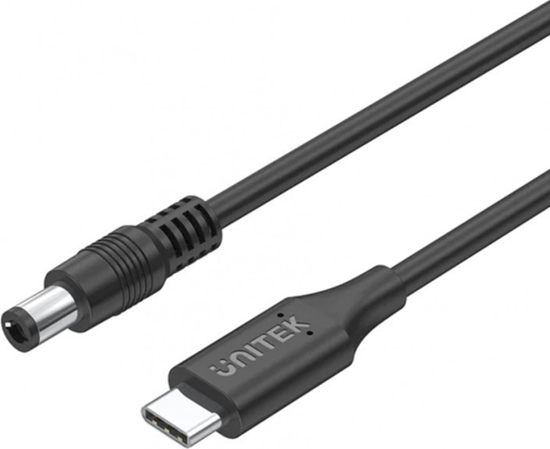 Изображение Kabel USB Unitek USB-C - DC 5.5 mm 1.8 m Czarny (C14119BK-1.8M)
