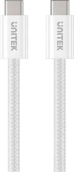 Изображение Kabel USB Unitek USB-C - USB-C 1 m Biay (C14141AWH01-1M)