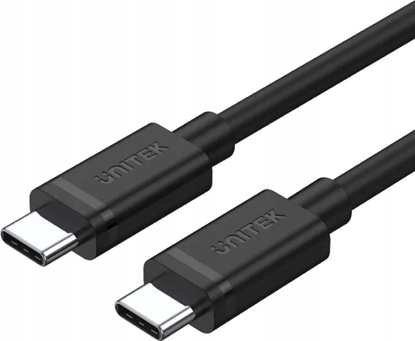Изображение Kabel USB Unitek USB-C - USB-C 2 m Czarny (Y-C477BK01-2M)