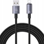 Изображение Kabel USB Usams USB-A - Lightning 2 m Czarny (USA1049)