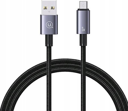Изображение Kabel USB Usams USB-A - microUSB 1.2 m Czarny (USA1050)