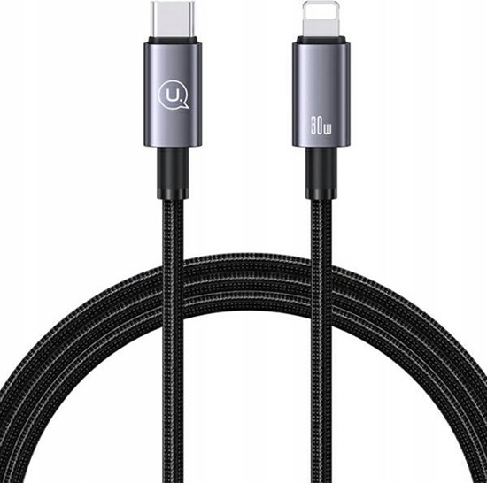 Picture of Kabel USB Usams USB-C - Lightning 1.2 m Czarny (USA1055)