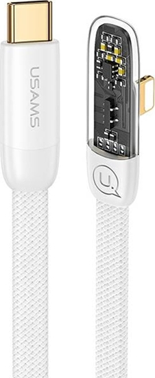 Изображение Kabel USB Usams USB-C - USB-C 1.2 m Biay (USA890)