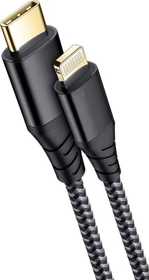 Picture of Kabel USB USB-C - Lightning 1.2 m Szary (5901924963912)