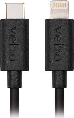 Attēls no Kabel USB Veho Lightning - USB-C 0.2 m Czarny (VCL-004-MFI-C-20CM)