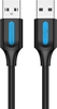 Picture of CABLE USB2.0 MALE TO MALE/2M BLACK COJBH VENTION