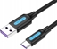 Изображение Kabel USB Vention USB-A - USB-C 3 m Czarny (6922794749535)