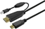 Attēls no Kabel USB VivoLink USB-B - USB-C 3 m Czarny (Touchscreen Cable 3m Black)