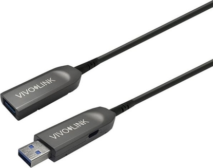 Изображение Kabel USB VivoLink USB-A - USB-A 50 m Czarny (PROUSB3AAF50)