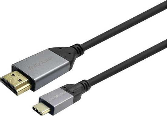 Изображение Kabel USB VivoLink USB-C - HDMI 4 m Czarny (PROUSBCHDMIMM4)