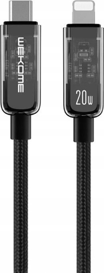 Picture of Kabel USB Wekome USB-C - Lightning 1.2 m Czarny (WK-WDC-181_BLACK)