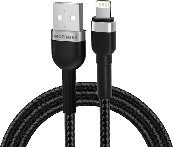 Picture of Kabel USB Wozinsky USB-A - Lightning 1 m Czarny (5907769308697)