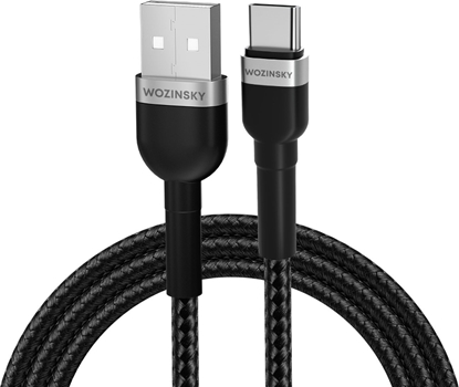 Picture of Kabel USB Wozinsky USB-A - USB-C 2 m Czarny (5907769308727)
