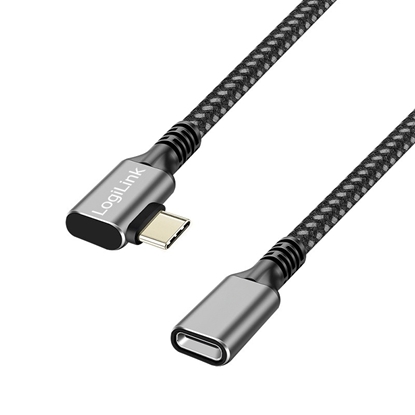 Изображение Kabel USB3.2 gen2 TypeC do USB-C/F, PD, 1m 
