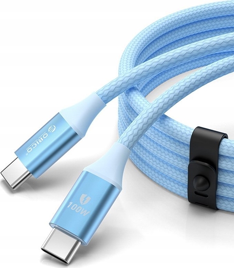 Изображение Orico Orico CDX 100W 5A Power Delivery USB-C - USB-C cable 1m - blue