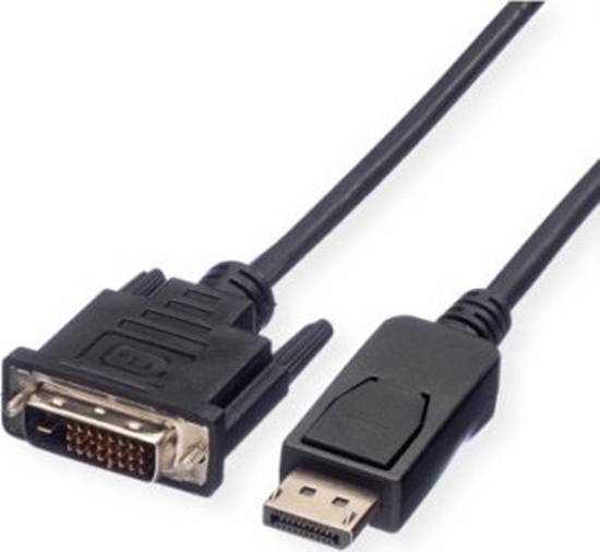 Picture of Value DisplayPort Cable, DP-DVI (24+1), LSOH, M/M, black, 1.5 m