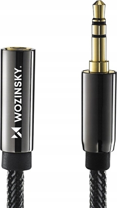 Attēls no Kabel Wozinsky WOZINSKY PRZEDUACZ MINI JACK (ESKI-MSKI) PRZEDUKA AUX 3 M CZARNY