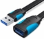 Attēls no Kabel USB Vention USB-A - USB-A 3 m Czarny (S9908799)